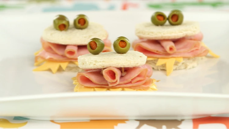 Ham and Cheese Monster Sandwich
