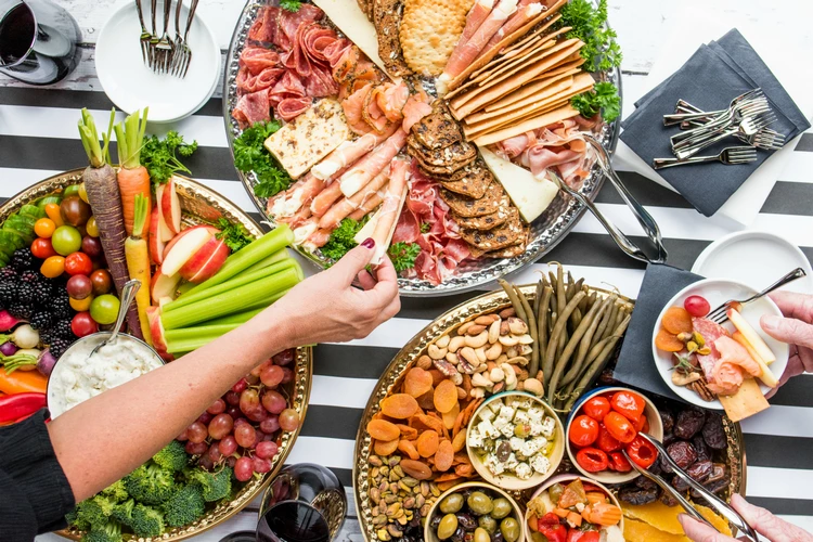 Appetizer Plates Ideas Holiday Charcuterie Board 
