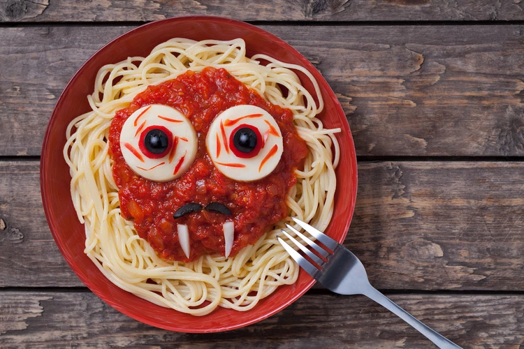 Monstrous Spaghetti and Eyeballs