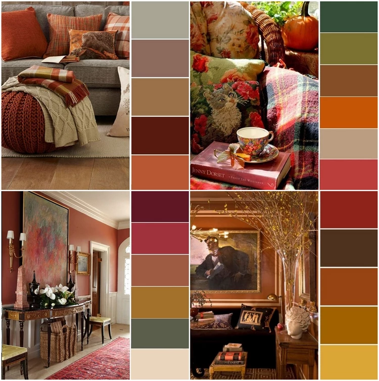 fall decoration color schemes ideas
