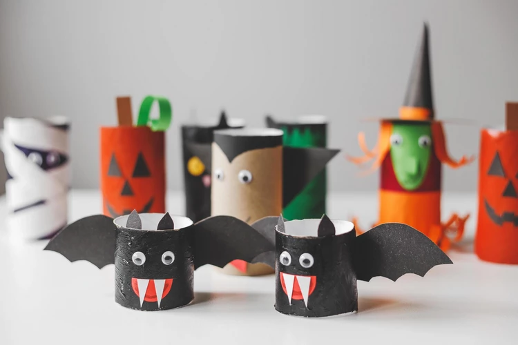 halloween monsters toilet paper rolls crafts