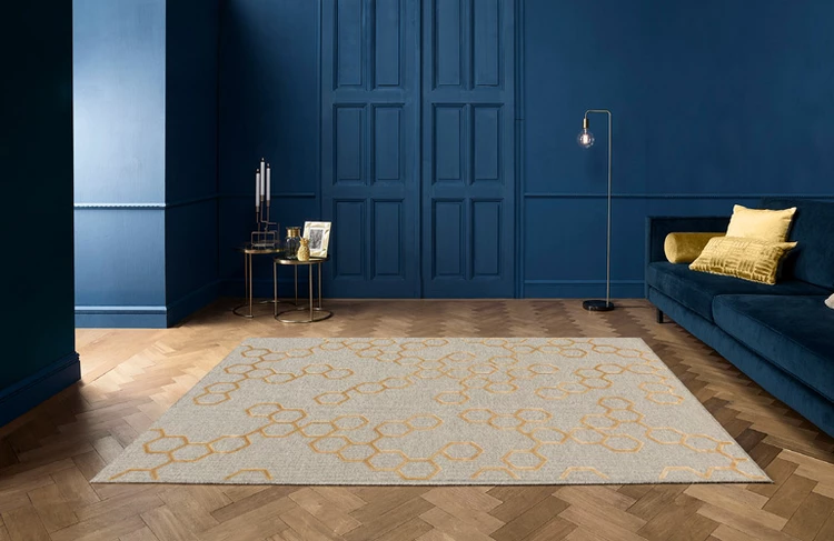 interior design trend 2021 2022 geometric rugs