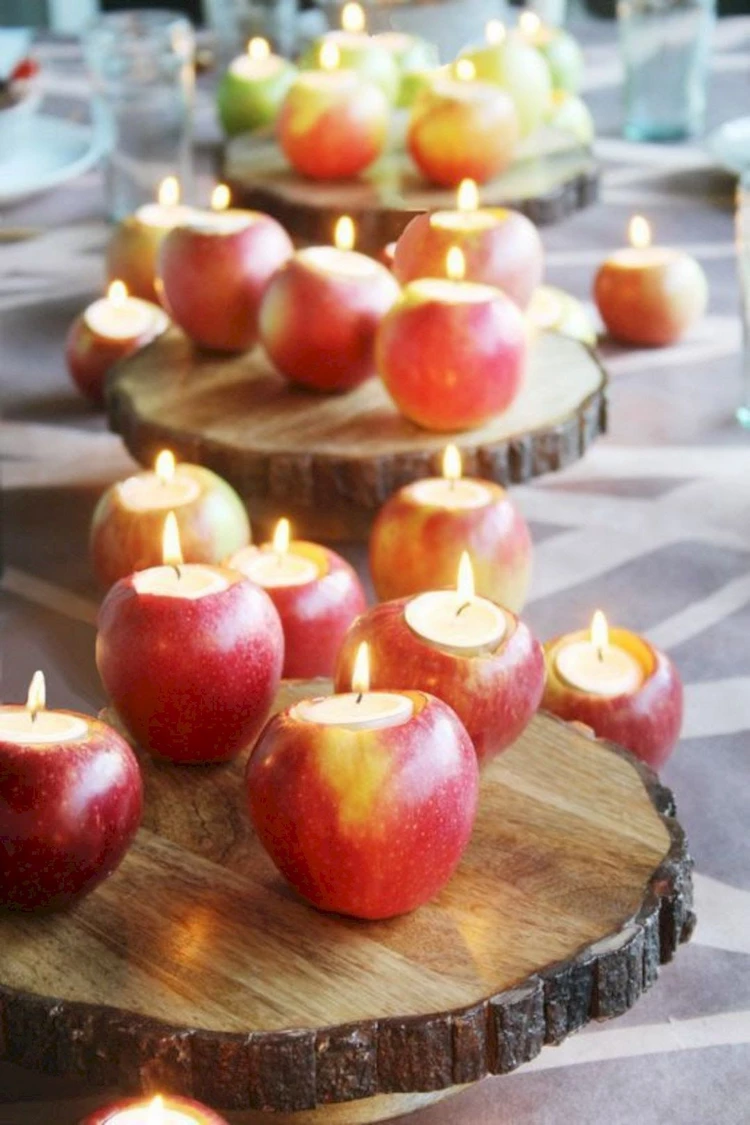 DIY Apple Centerpiece for Your Thanksgiving Table