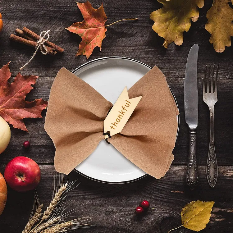 DIY No Sew Thanksgiving Napkin Rings A Small Detail with Great Impact