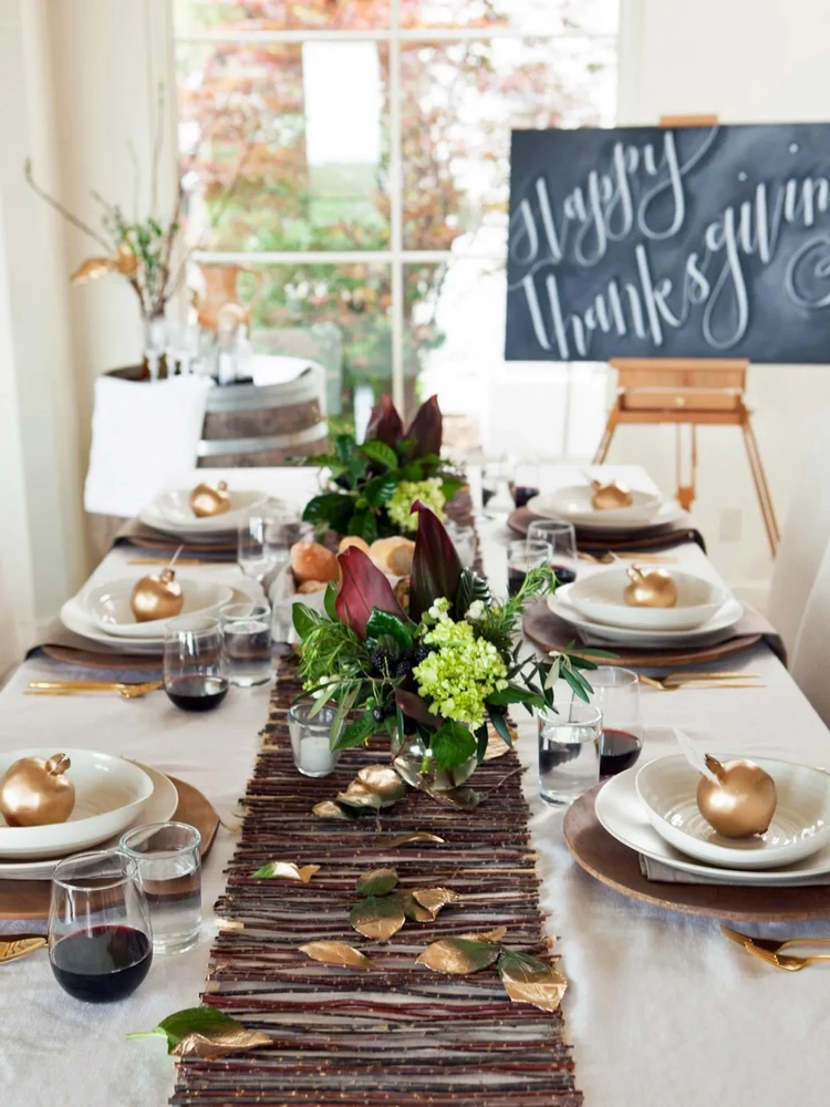 Fantastic Nature Inspired Thanksgiving Table Settings