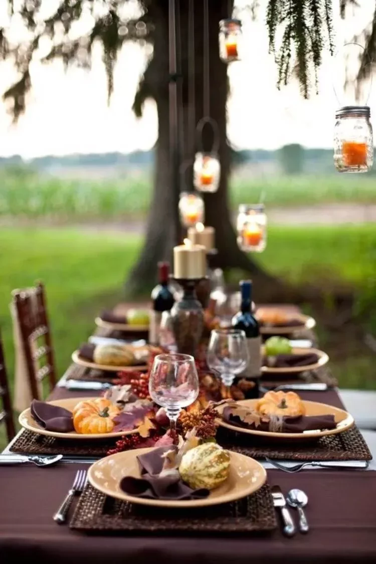 Choose a Theme for Your Nature Inspired Thanksgiving Table Decor