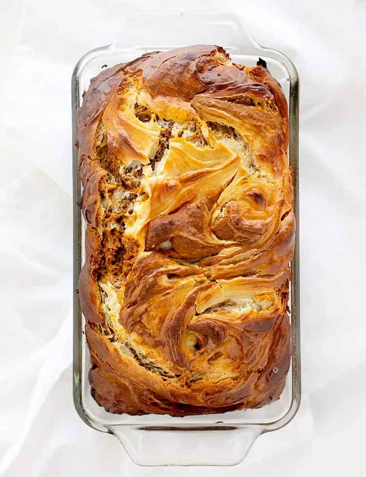 Pumpkin Cream Cheese Swirl Loaf Recipe