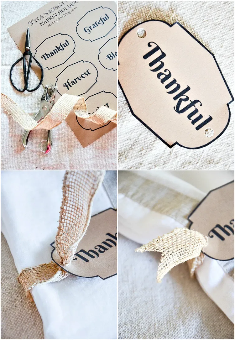 Thanksgiving Craft ideas Quick and Easy Napkin Rings