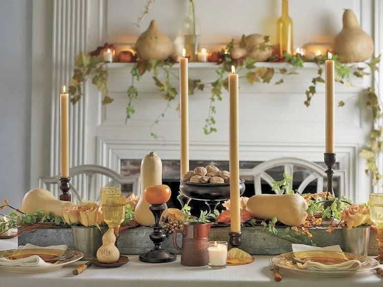 Thanksgiving table setting DIY centerpiece ideas