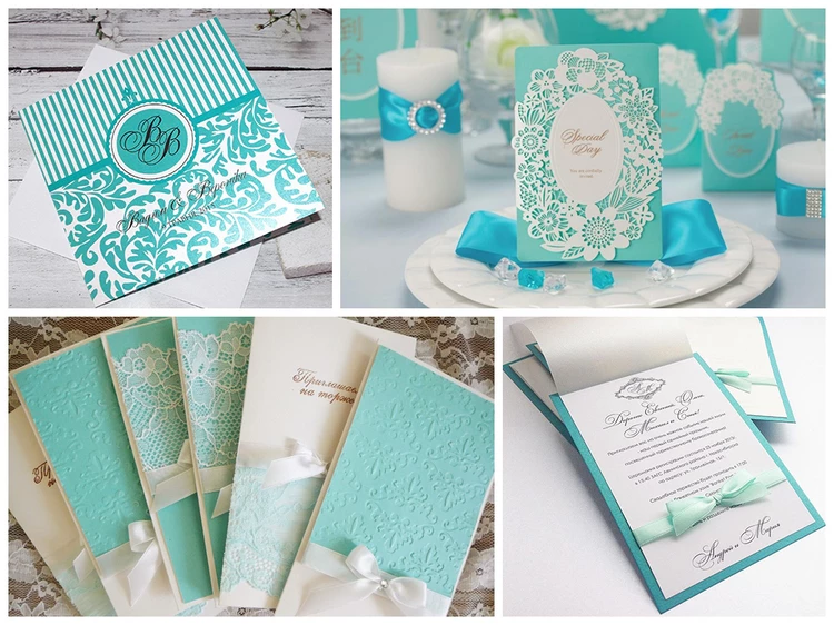 Tiffany Blue Wedding Ideas Invitations