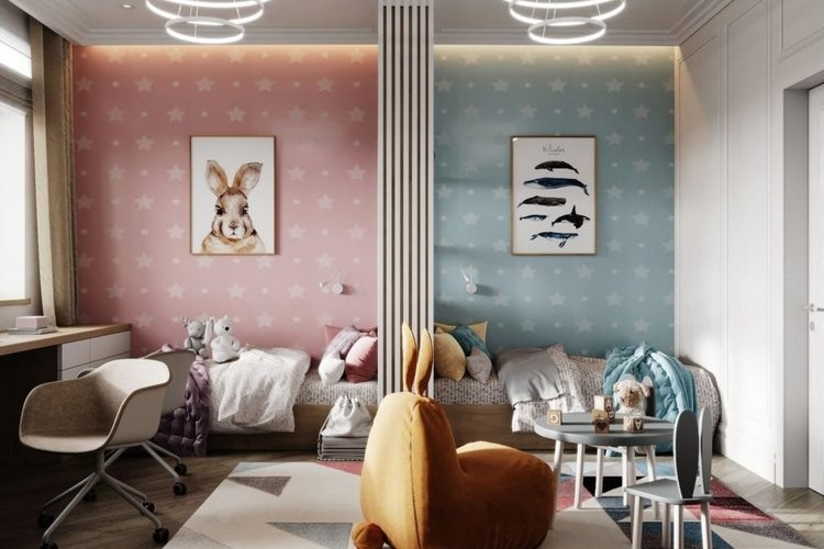 Trendy-Bedroom-Interiors-for-Twins-Creative-Ideas-How-to-Share-One-Space