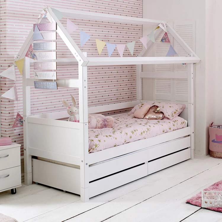 White House Bed with Trundle and Drawers furniture ideas for kids