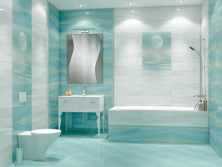 bathroom in pastel shades interior color trends