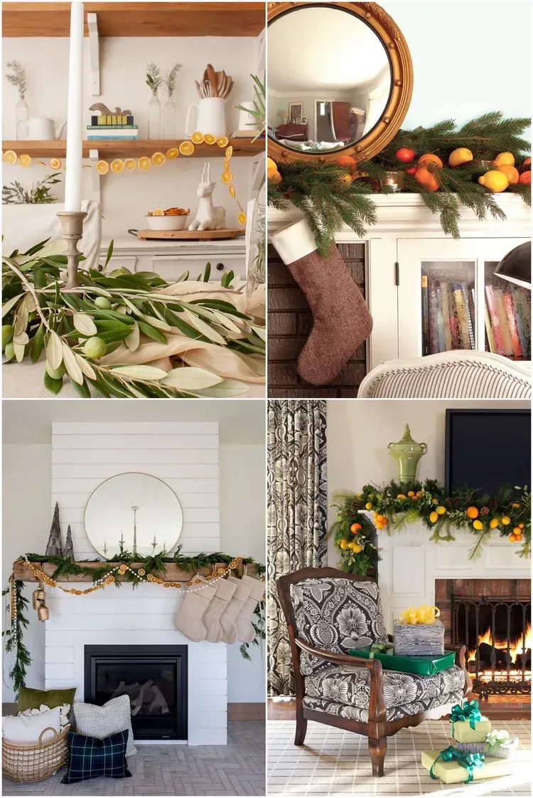christmas decorating ideas with citrus fruits