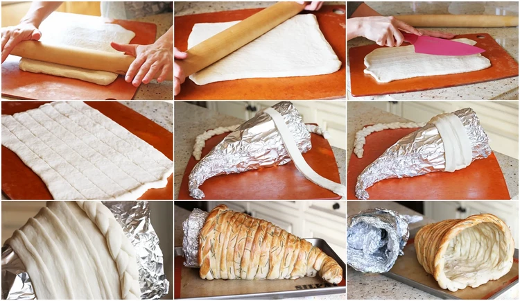 how to make cornucopia bread step by step instructions