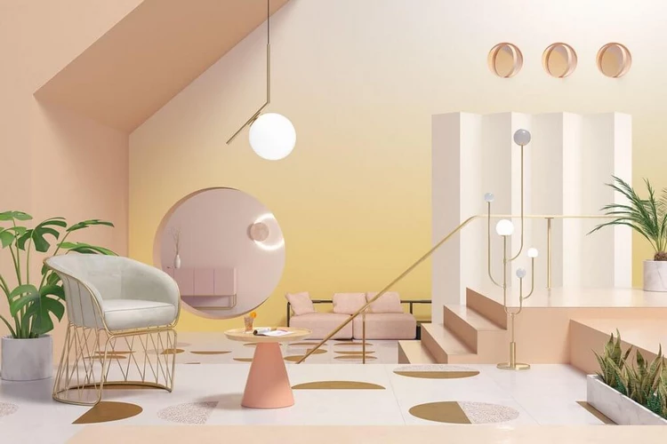 how to use pastel colors in modern home interiors