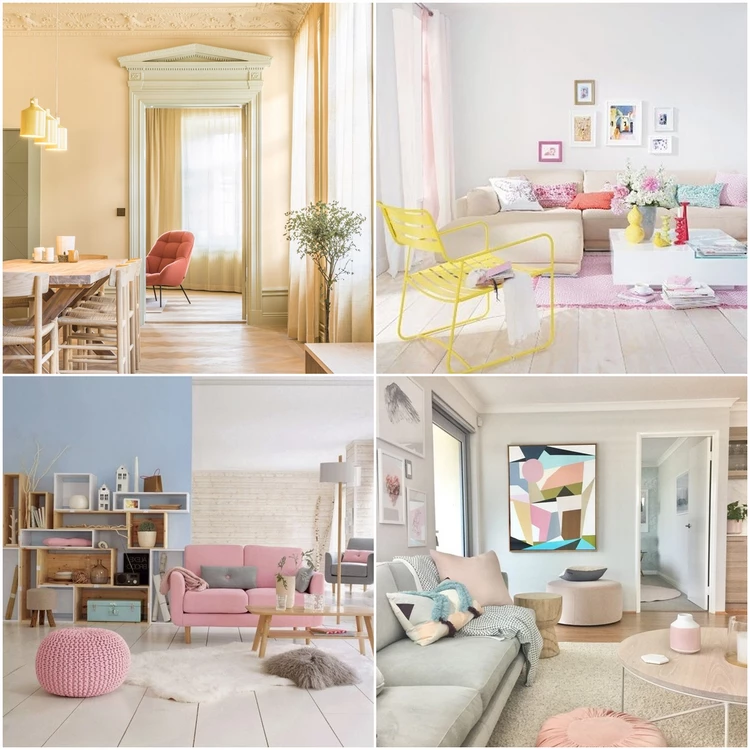 modern homes in pastel shades interior color trend