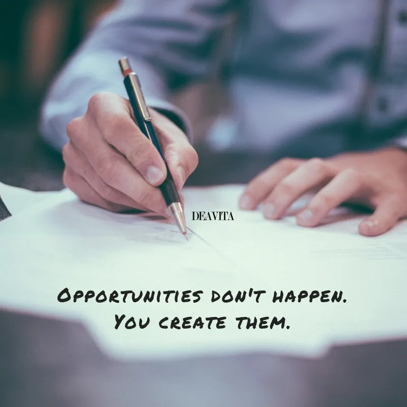 short inspiring quotes about success and opportunities