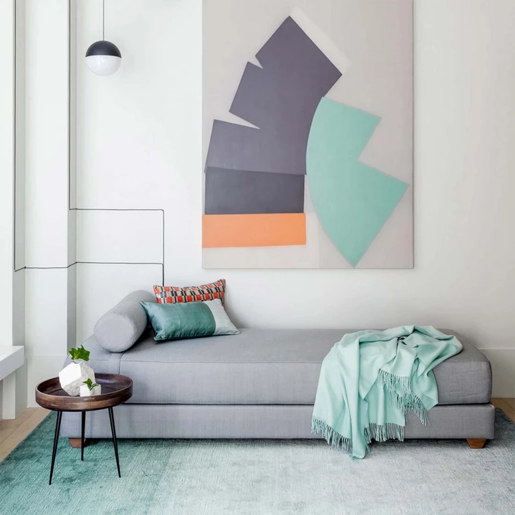 trendy interiors with pastel shades modern home designs