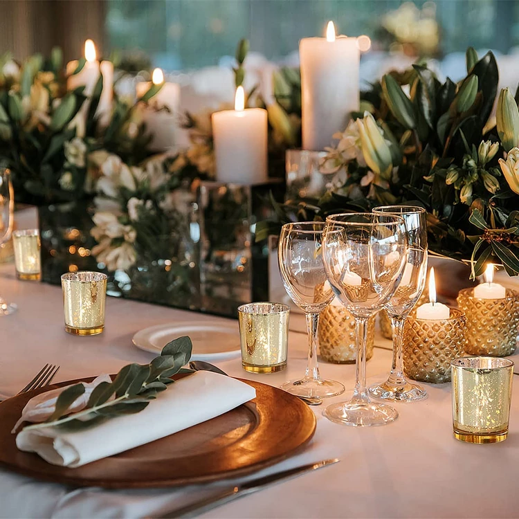 Thanksgiving centerpiece ideas votives and candles