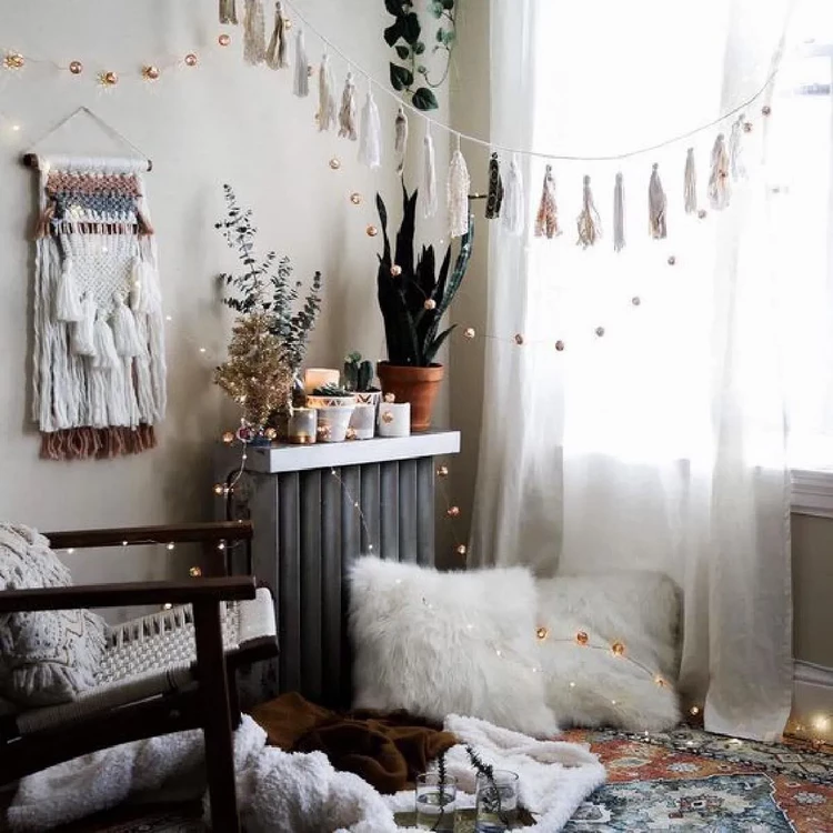 Boho Christmas ideas home decor tips