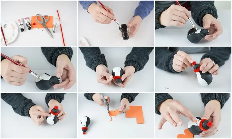 How to make Light Bulb Penguin