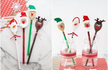 Wooden-Spoon-Christmas-Craft-Ideas-Cute-Homemade-Decorations