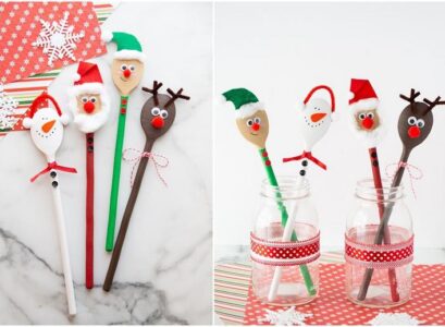 Wooden-Spoon-Christmas-Craft-Ideas-Cute-Homemade-Decorations
