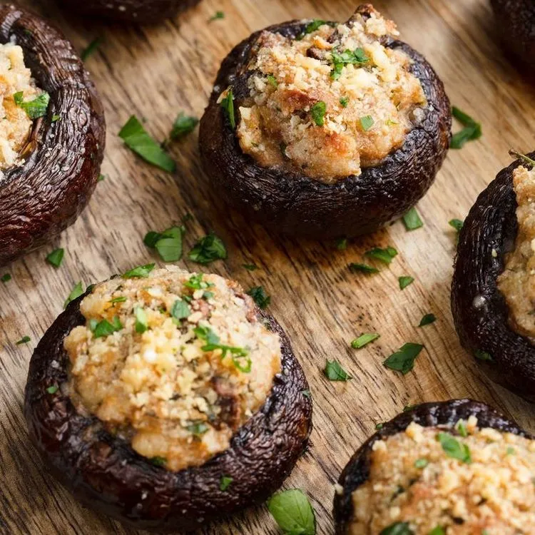 make ahead party finger food ideas Stuffed Mushrooms Recipe