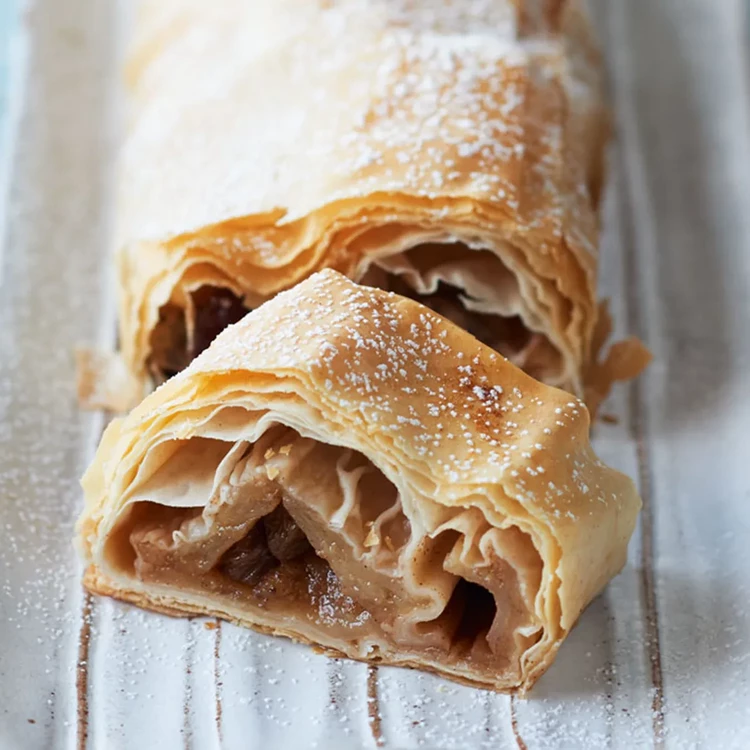 How to Make Filo Dough Apple Strudel