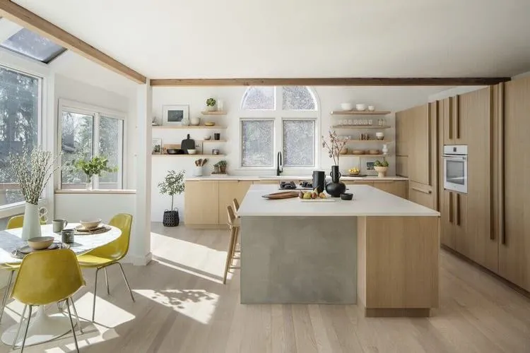 Kitchen Design Trends 2022 natural colors and materials