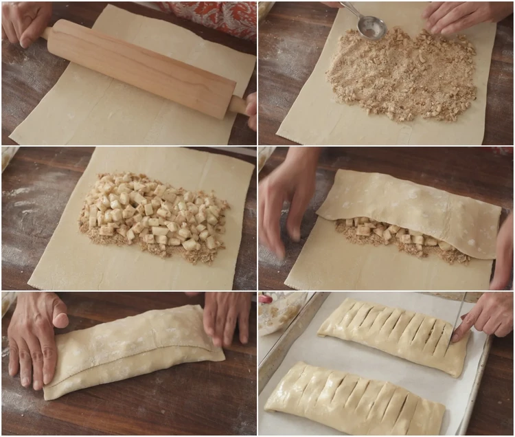 Puff Pastry Apple Strudel Recipe step by step