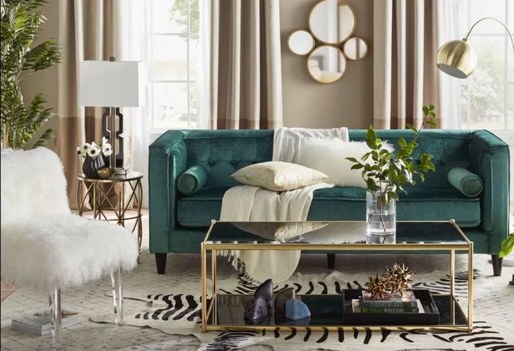Trendy Green Sofa Ideas Bold Color Accents Modern Home Decor