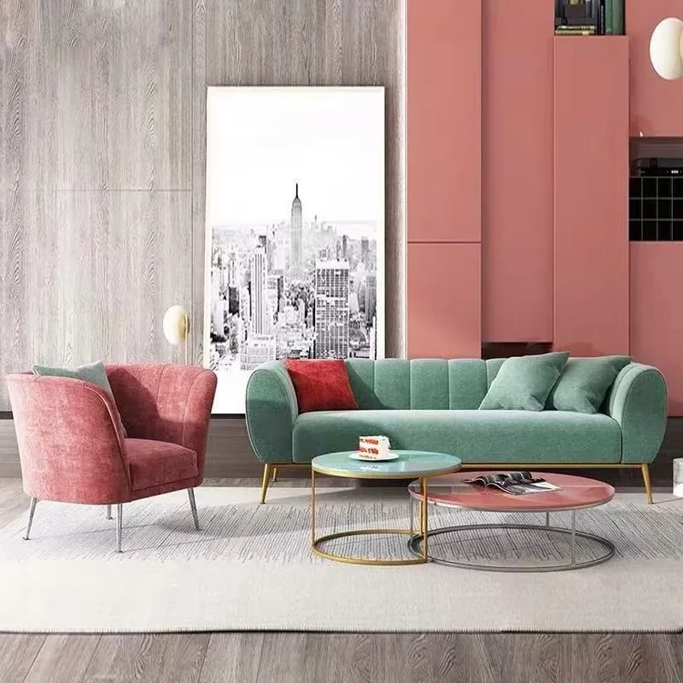 Trendy Green Sofa Ideas in Harmonious Interiors
