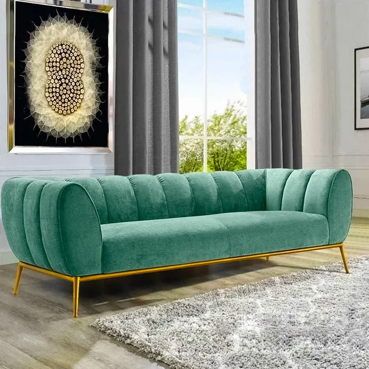 bright sofa in modern living room 2022 design trends