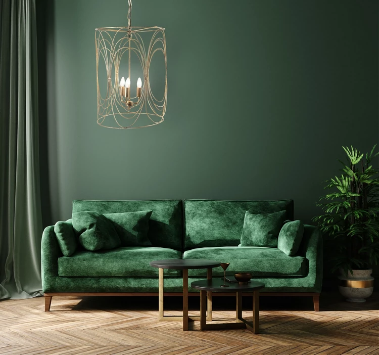 how to choose a green sofa for your home