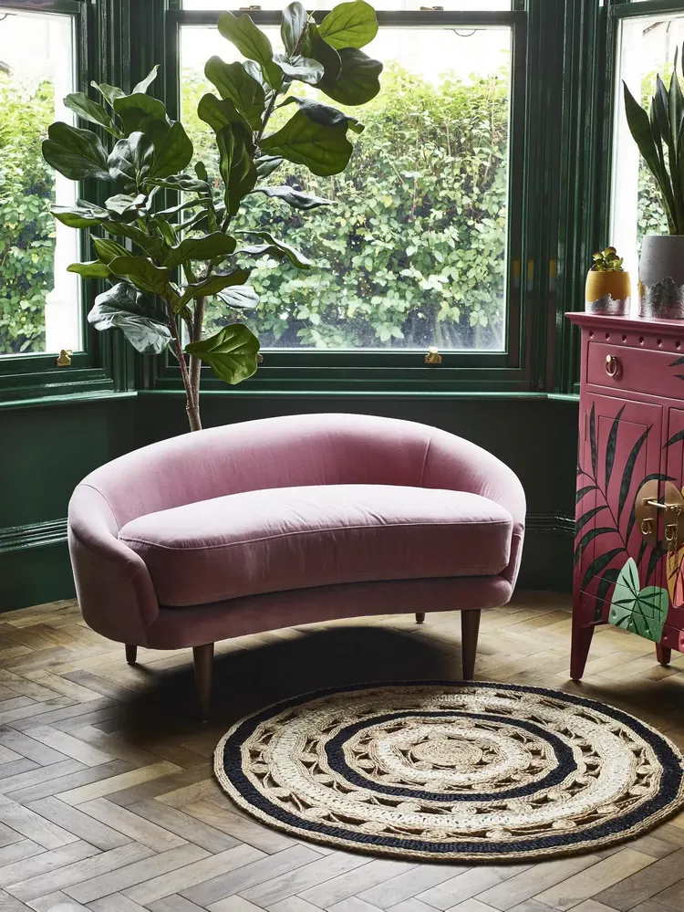 pink velvet loveseat small sofa ideas