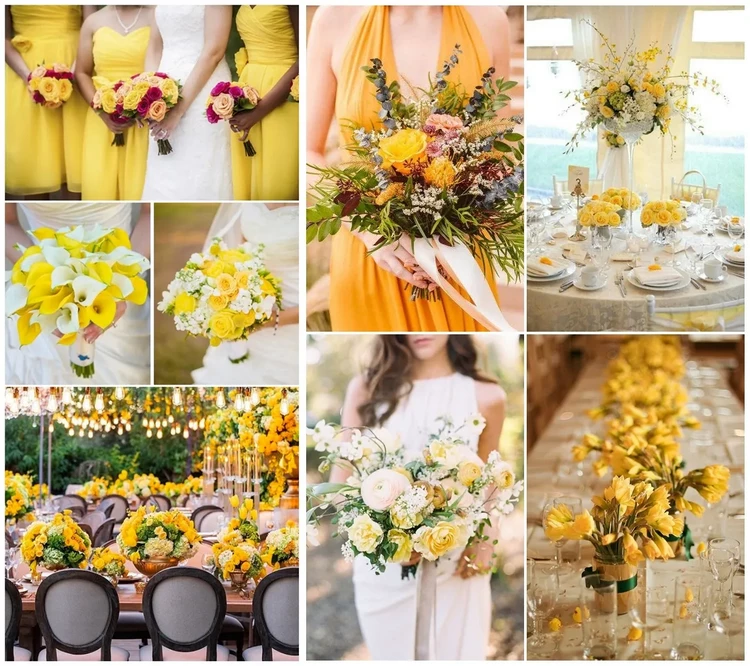 Fashionable Wedding Colors 2022 Ideas Sunny Yellow