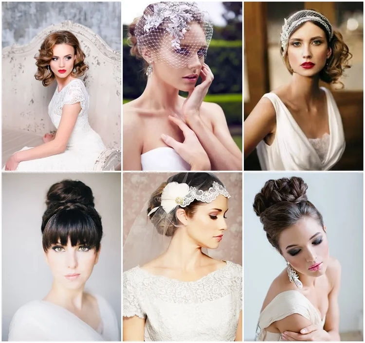 Vintage Wedding Hairstyle and Accessories