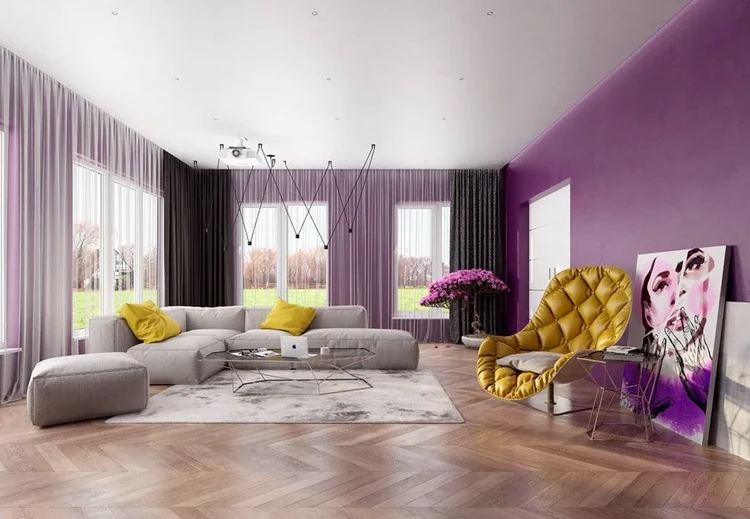 avant garde living room design and decor