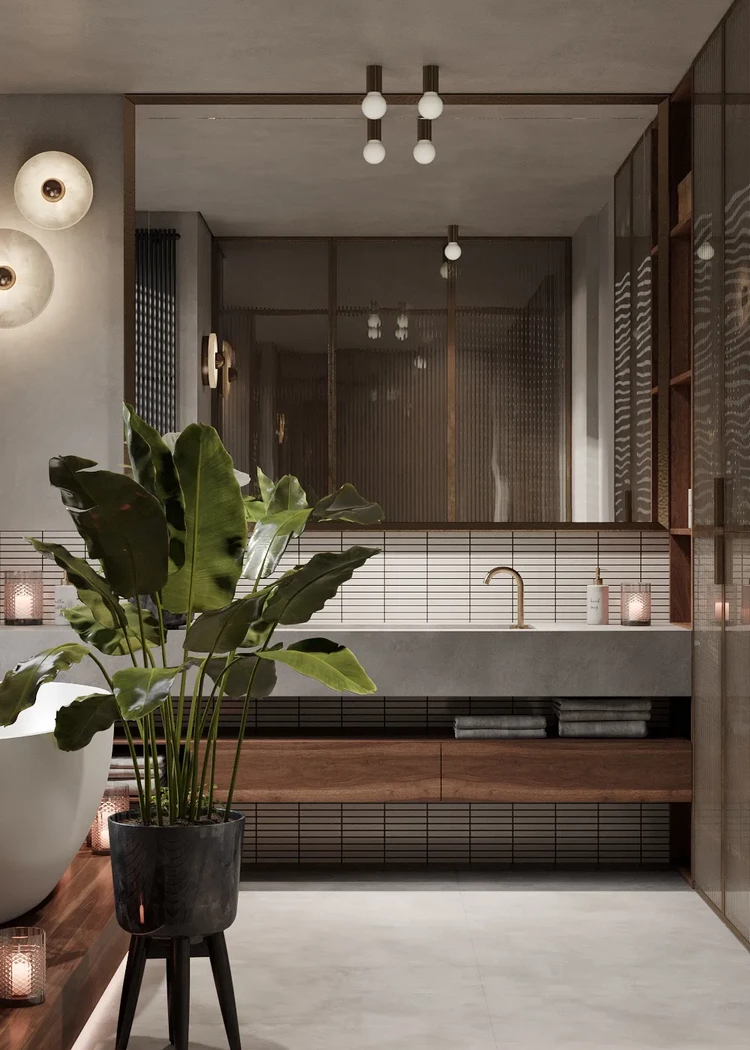 ideas de diseño y decoración de baños modernos