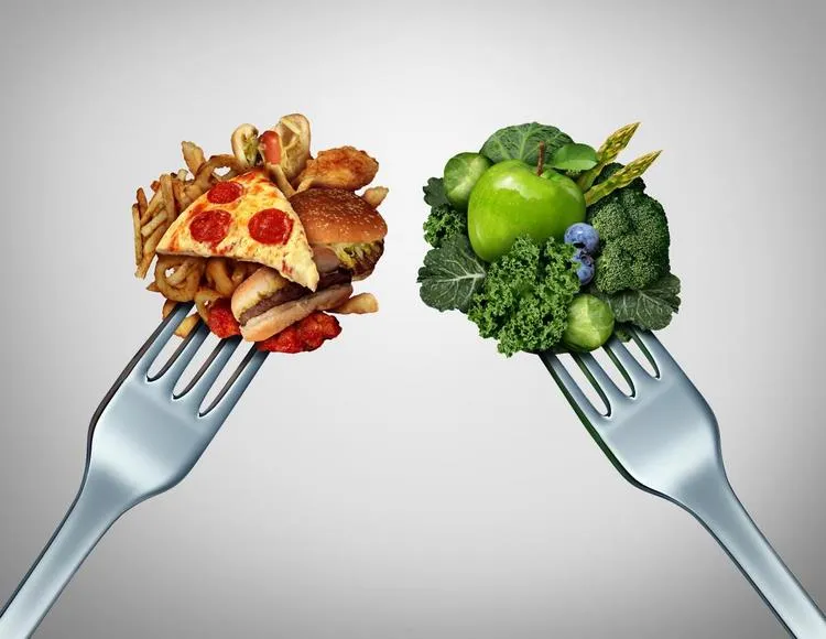 Elija alimentos saludables