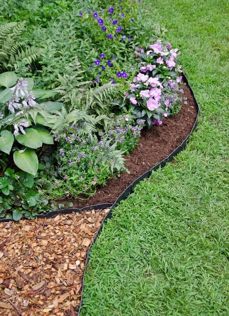 Plastic Edging lawn flower beds divider