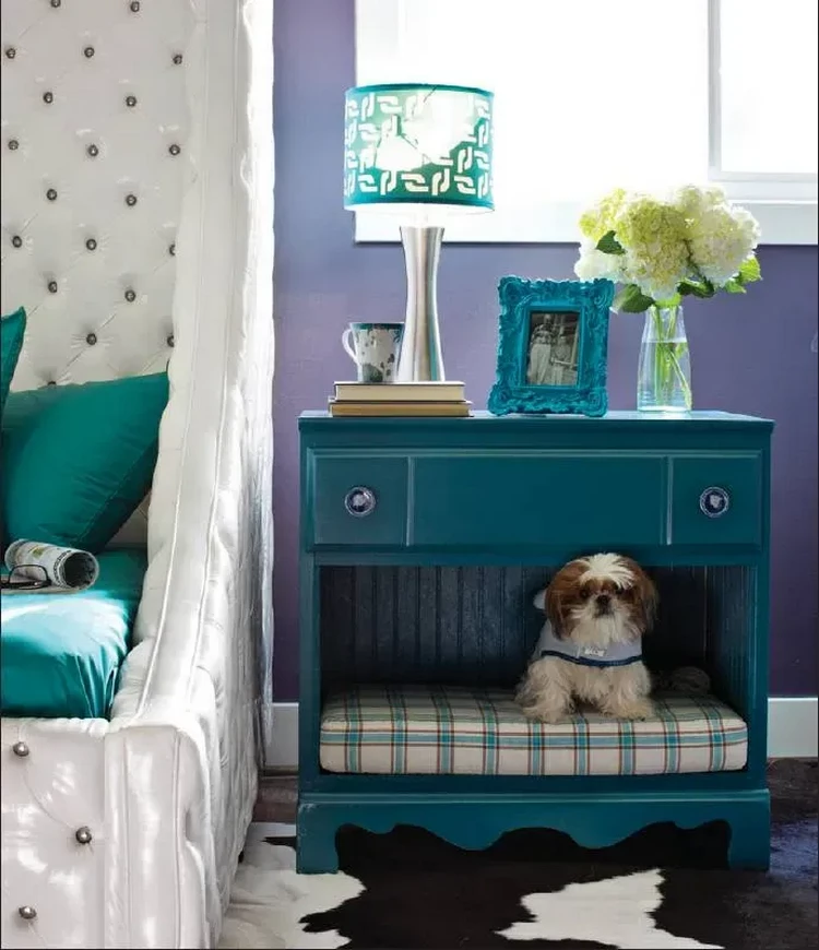 Transform a Nightstand into a Dog Bed