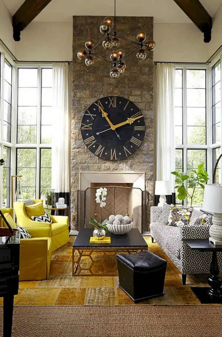2022 Living Room Wall Clock Decor