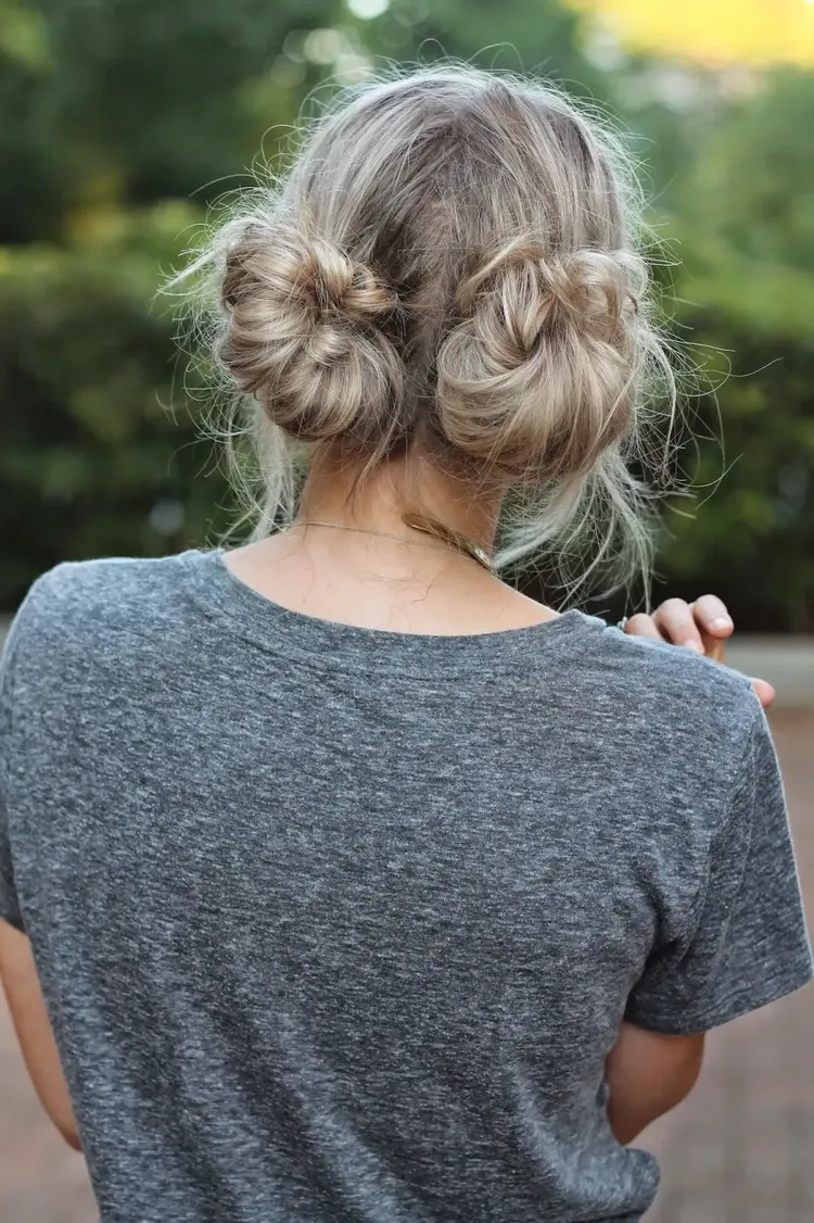 2022 Pigtail Hairstyle Buns