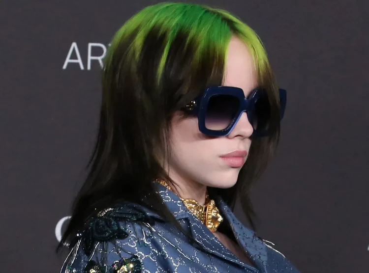 Billie Eilish Neon Green trendy hairstyles