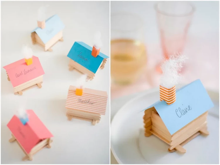 DIY Table decorations Place Cards