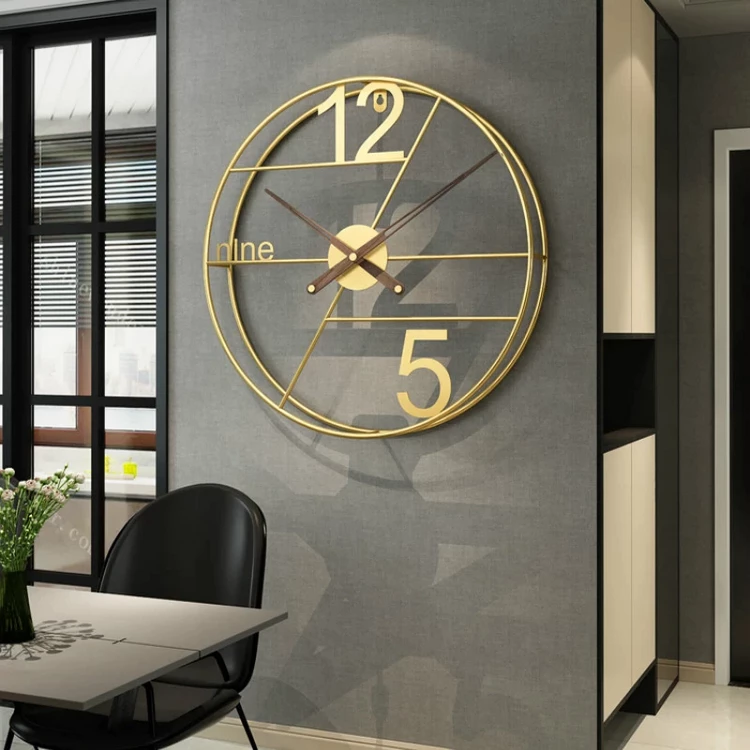 Minimalist Wall Clock Living Room