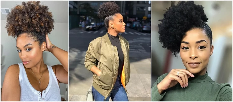 Natural High Puff Hairstyles